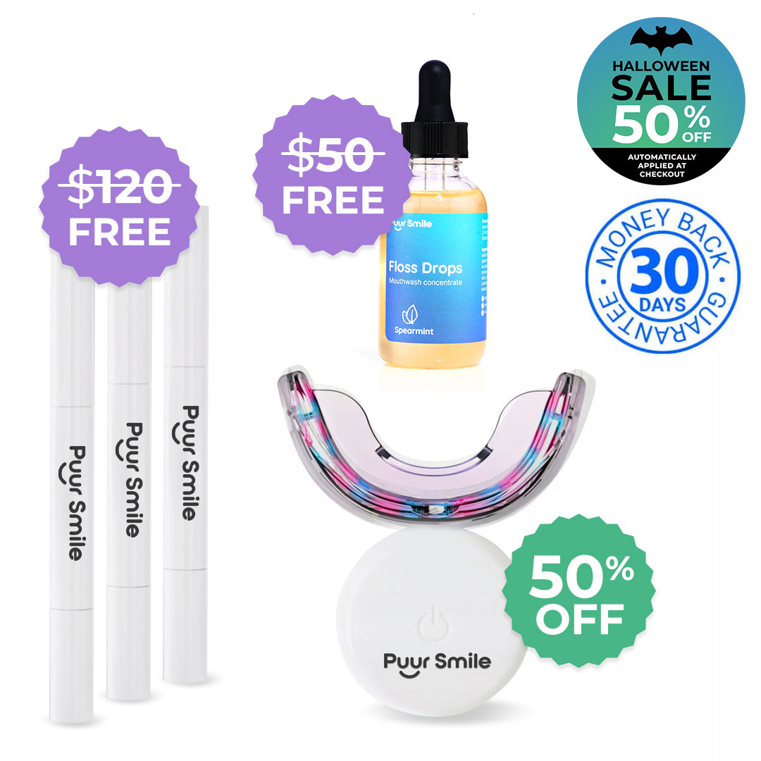 PUURSMILE TEETH WHITENING KIT - 50% OFF HALLOWEEN SALE