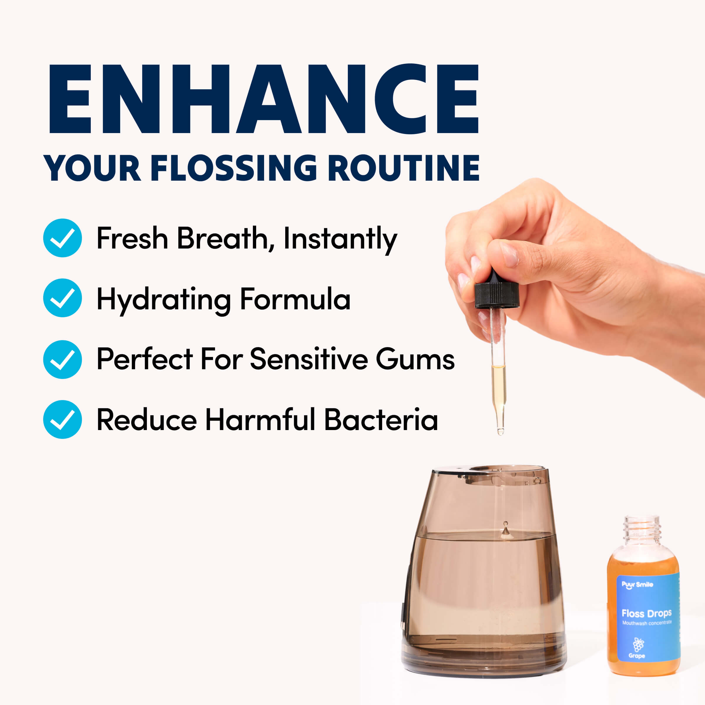 PuurSmile Floss Drops – Cherry Concentrate