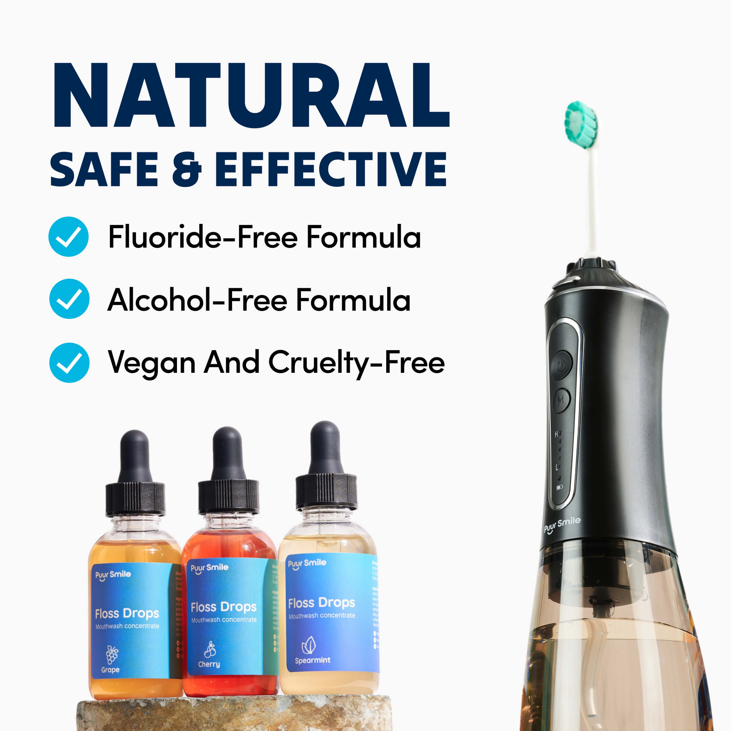 PuurSmile Floss Drops – Cherry Concentrate
